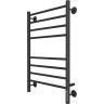Полотенцесушитель TERMINUS КС АВРОРА П8 500х800 электро, черный муар 4670078542953